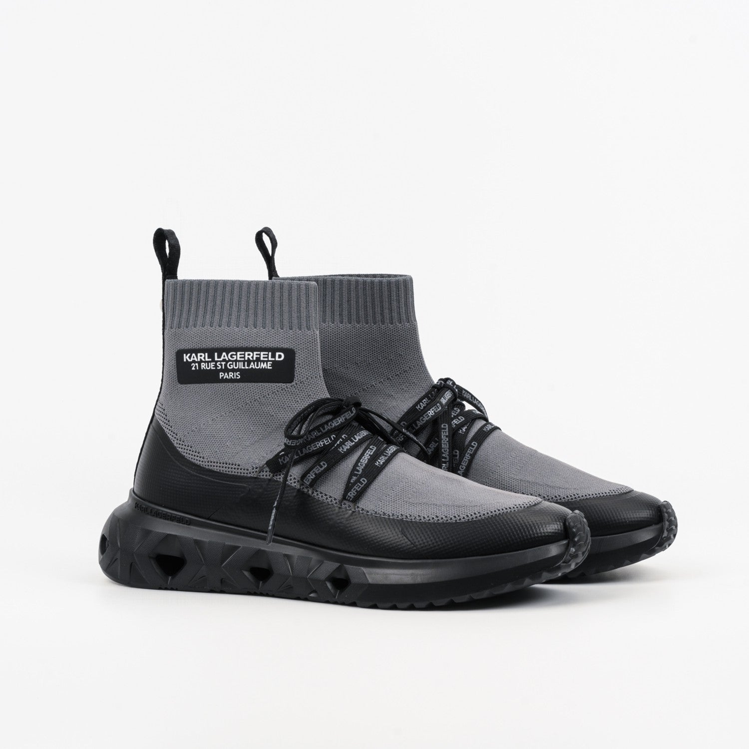 KARL LAGERFELD Сникърси K/Kite Run о KL54645 Сиви KARL LAGERFELD