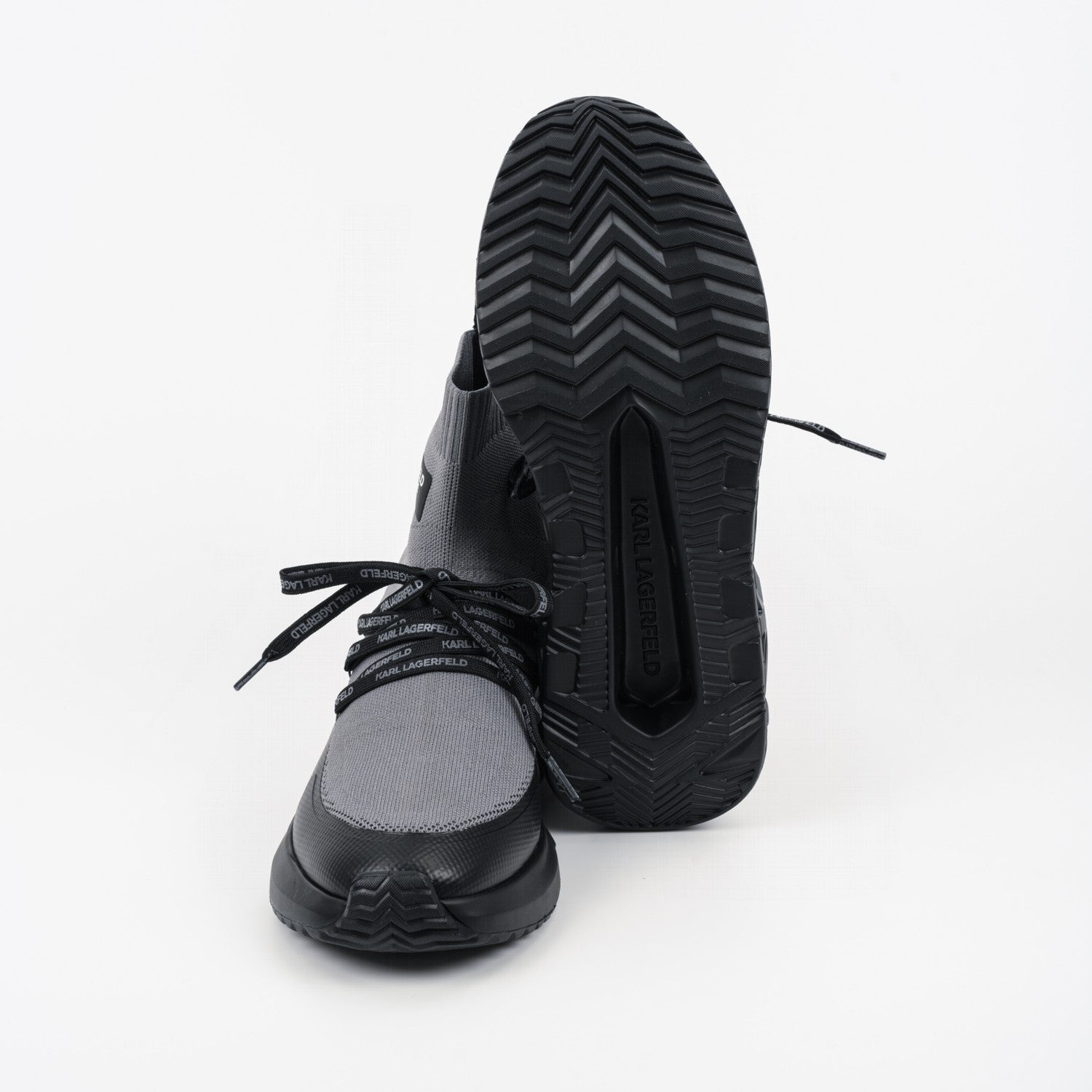 KARL LAGERFELD Сникърси K/Kite Run о KL54645 Сиви KARL LAGERFELD