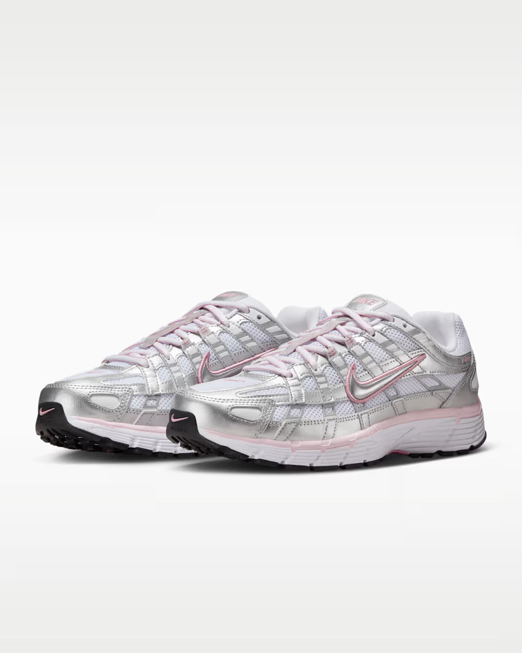 Nike P-6000 White Elemental Pink Metallic Silver BV1021-108 Nike