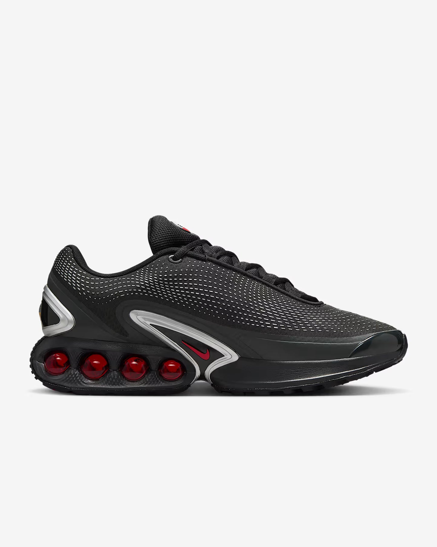 Nike Air Max DN Black Metallic Silver University Red'