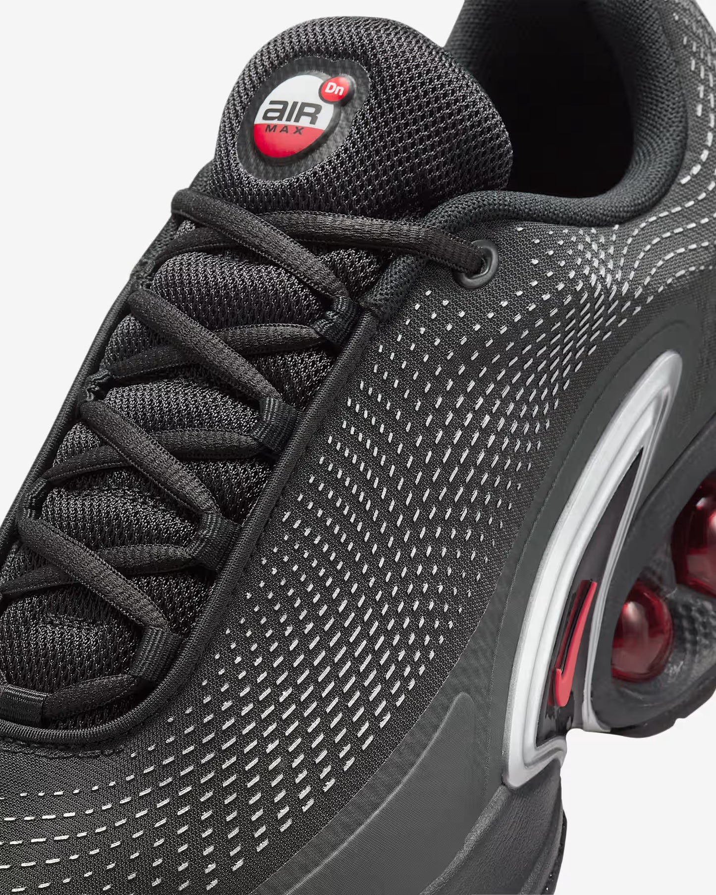 Nike Air Max DN Black Metallic Silver University Red'