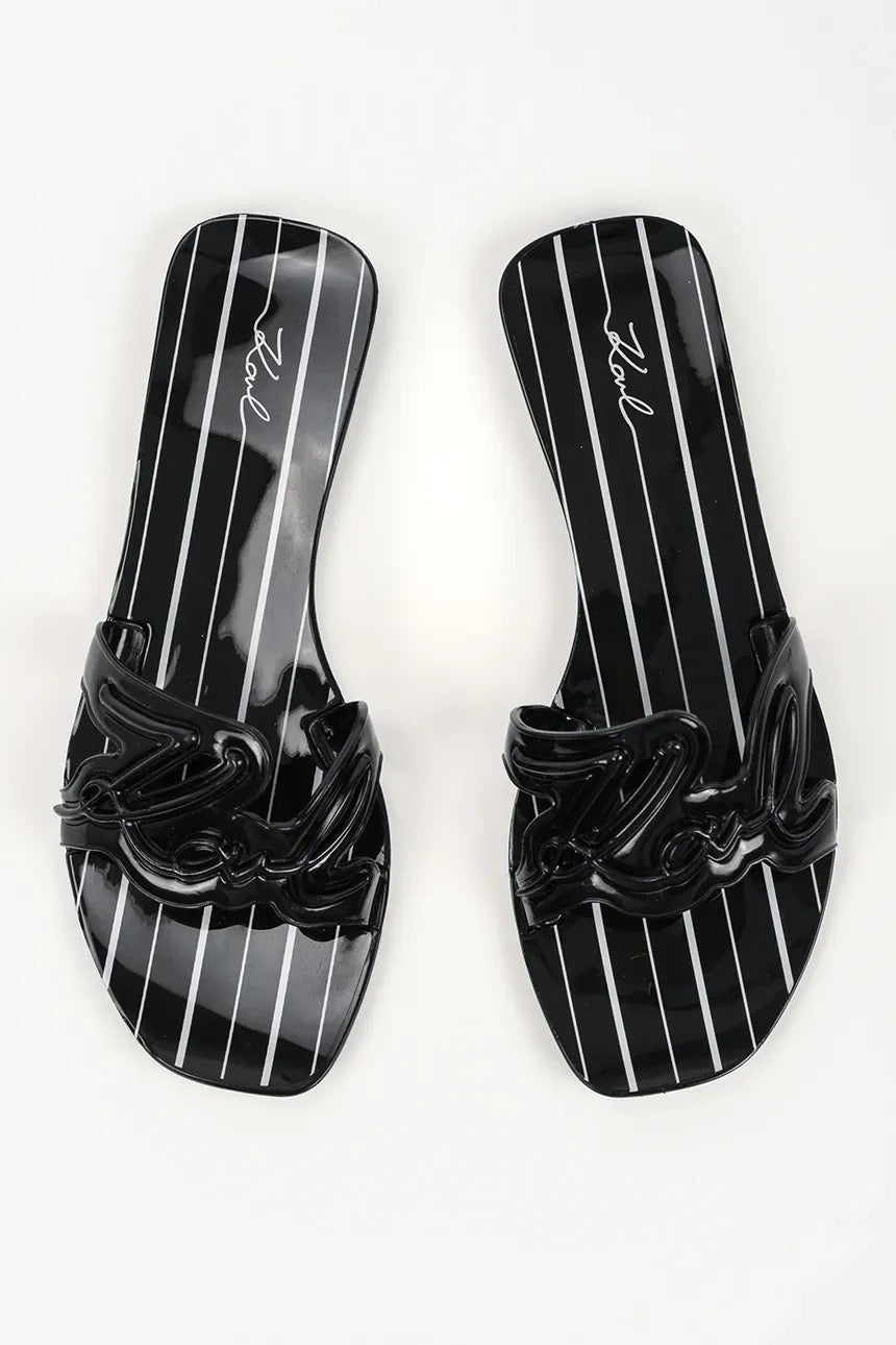 Дамски чехли Karl Lagerfeld Jelly KL80008C – Черни KARL LAGERFELD