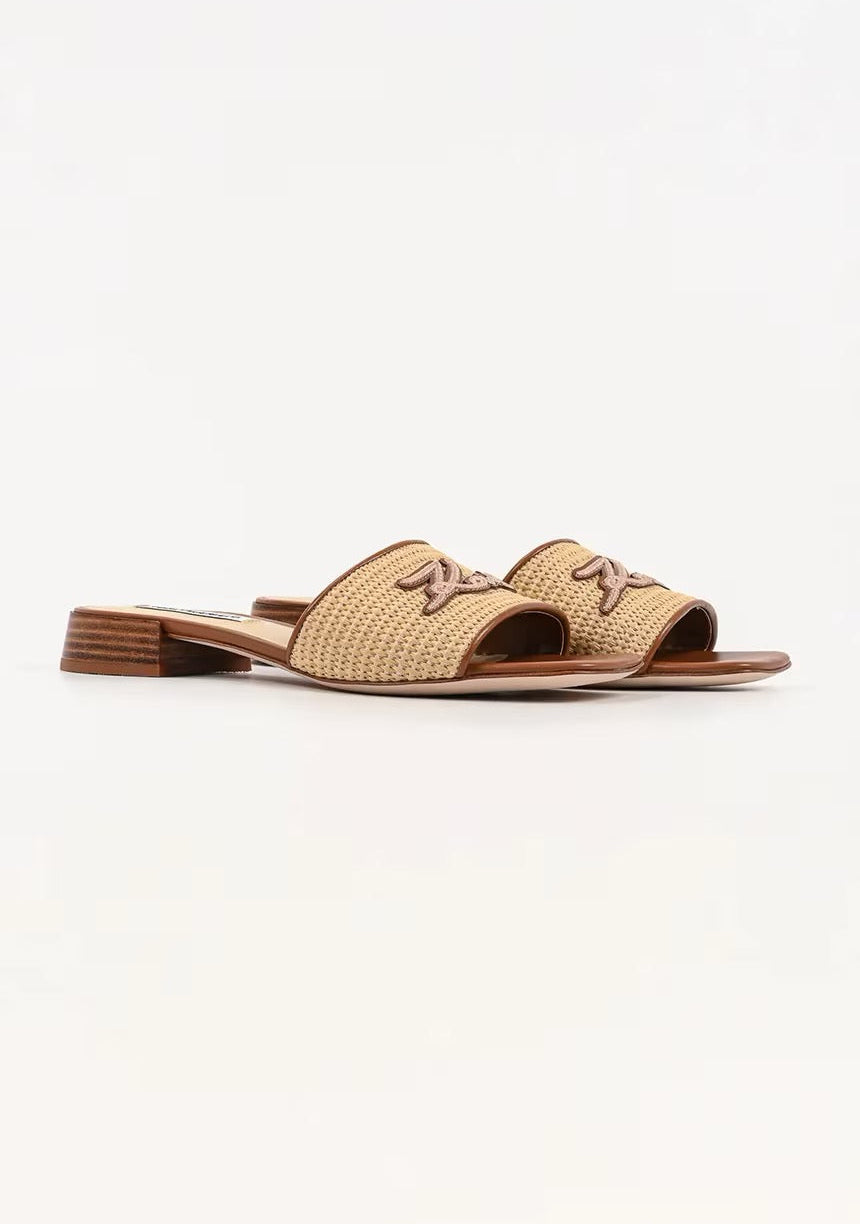 Дамски чехли Karl Lagerfeld Petalo II KL80700A – Бежови KARL LAGERFELD