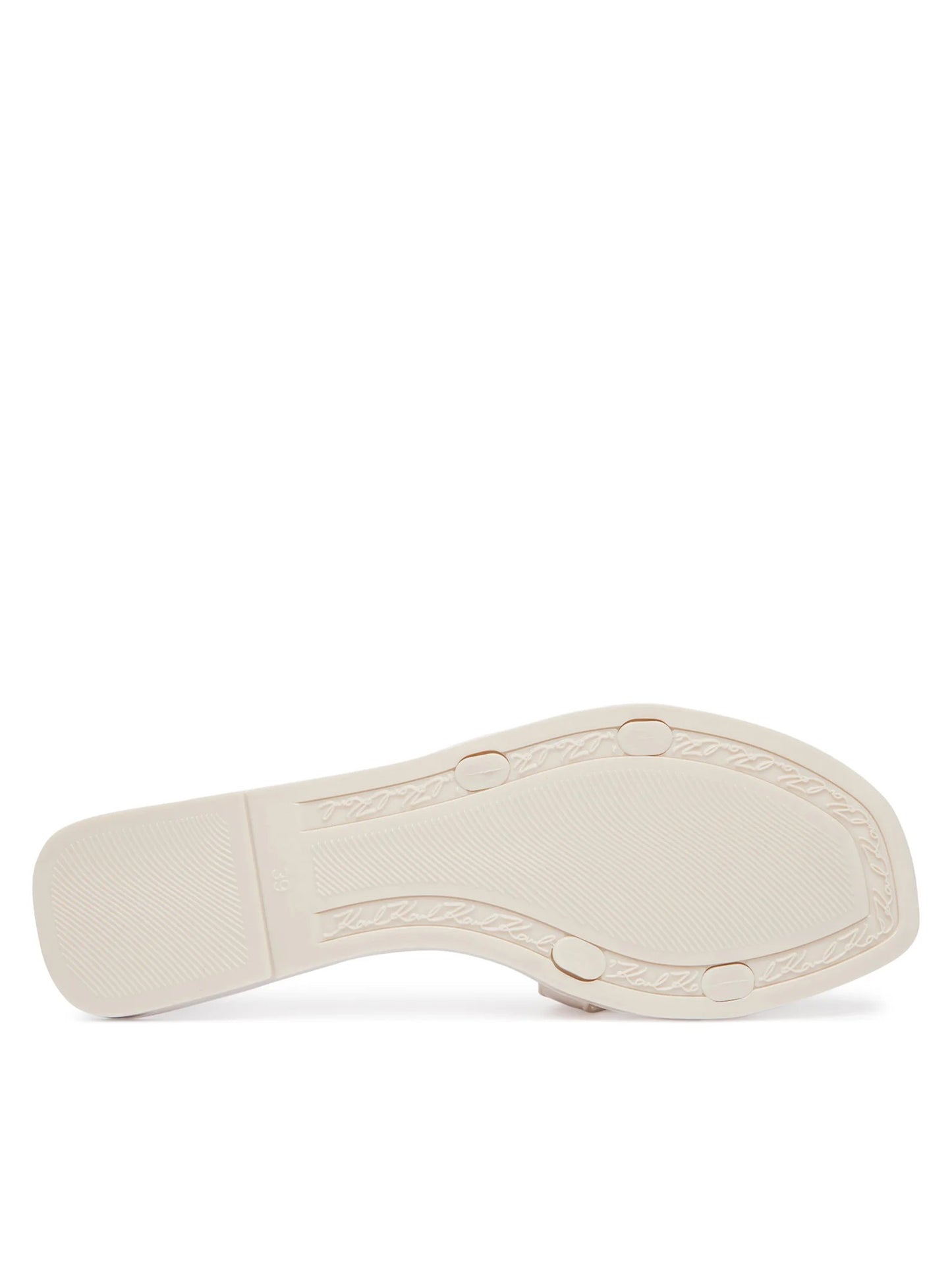 Дамски чехли Karl Lagerfeld Jelly KL80008C V10 – Бели KARL LAGERFELD