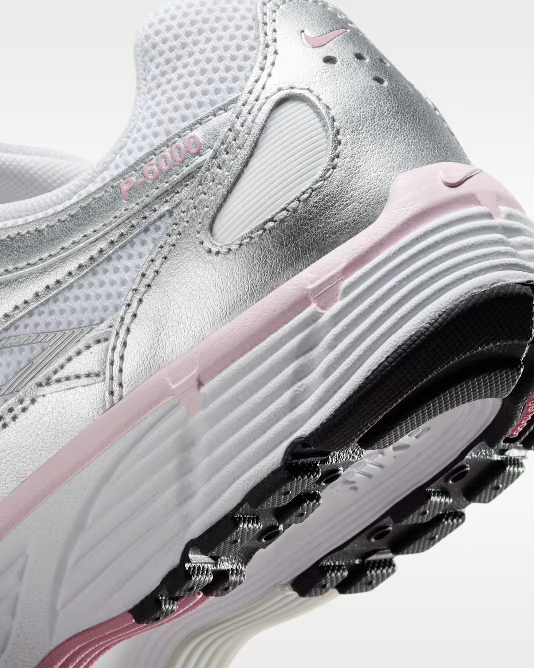 Nike P-6000 White Elemental Pink Metallic Silver BV1021-108 Nike